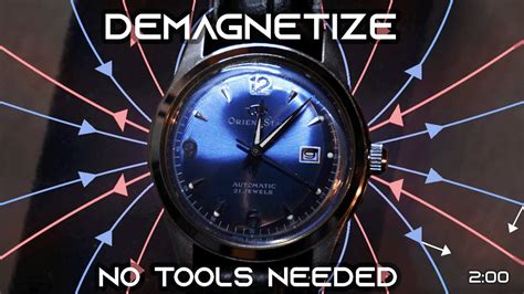 demagnetize panerai|demagnetize watch without magnetizer.